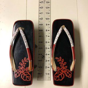 Vintage Japanese Wooden Geisha Sandals